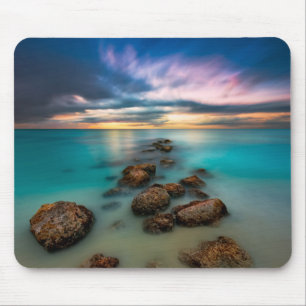 Ein schöner Sonnenuntergang über Anmut-Bucht Mousepad