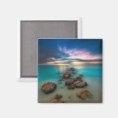 Ein schöner Sonnenuntergang über der Bucht von Gra Magnet (Vorderseite/Rückseite)