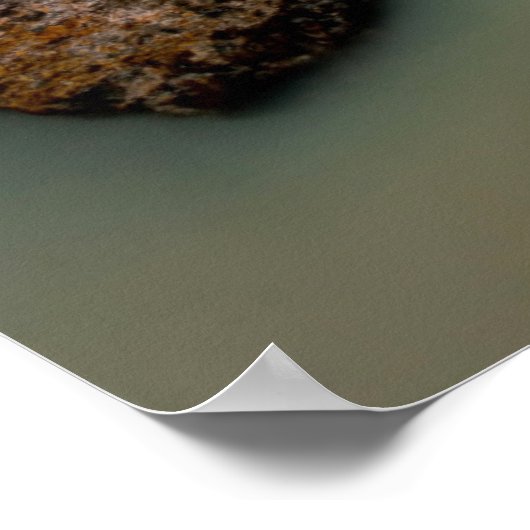 Ein schöner Sonnenuntergang über der Bucht von Gra Poster (Ecke)