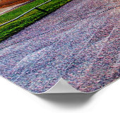 Ein schöner Sonnenuntergang über Paris, Frankreich Poster (Ecke)