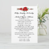 Ein schöner Tag für eine Hochzeit - Einladung (Stehend Vorderseite)