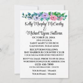 Ein schöner Tag für eine Hochzeit - Einladung