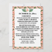 Ein schöner Tag für eine Hochzeit Einladung (Rückseite)