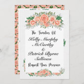 Ein schöner Tag für eine Hochzeit Einladung (Vorne/Hinten)