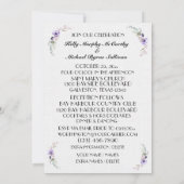 Ein schöner Tag für eine Hochzeit Einladung (Rückseite)