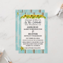 Ein schöner Tag für eine Hochzeit - Einladung