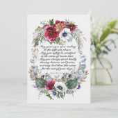 Ein schöner Tag für eine Hochzeit Einladung (Stehend Vorderseite)