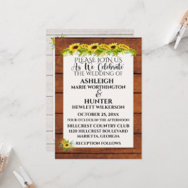 Ein schöner Tag für eine Hochzeit - Einladung