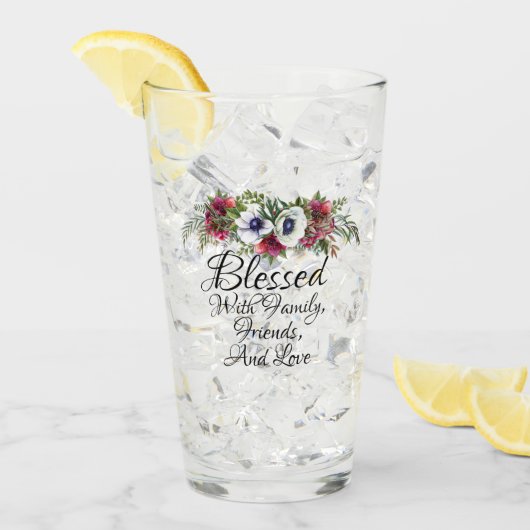 Ein schöner Tag für eine Hochzeit Glas (Vorderseite Ice)