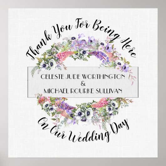 Ein schöner Tag für eine Hochzeit - Poster (Vorne)