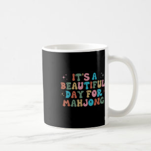 Ein schöner Tag für Mahjong Funny Mahjong Wome Kaffeetasse