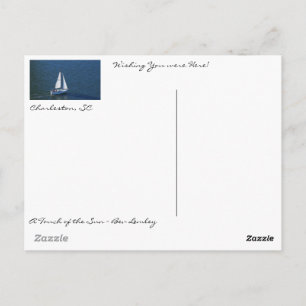 Ein schöner Tag im Hafen von Charleston! Postkarte