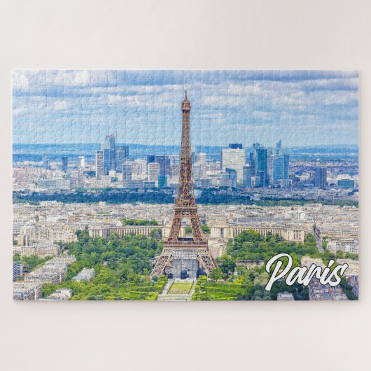 Ein schöner Tag in Paris, Frankreich Puzzle (Horizontal)