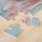 Ein schöner Tag - Mischmedium-abstrakte Malerei Puzzle (Seite)