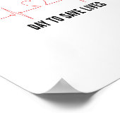 Ein schöner Tag, um Leben Retten Poster (Ecke)