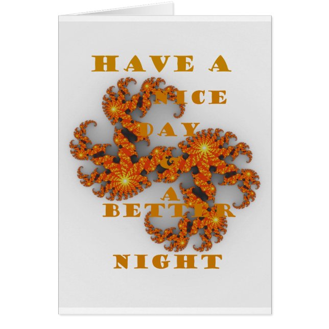 Ein schöner Tag und eine bessere Nacht (Vorne)