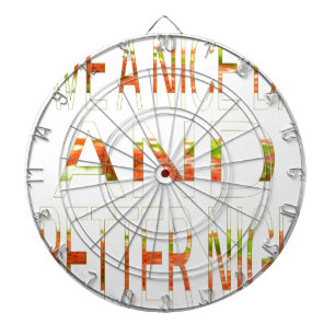 Ein schöner Tag und eine bessere Nachtkunst Dartscheibe