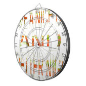 Ein schöner Tag und eine bessere Nachtkunst Dartscheibe (Vorderseite rechts)