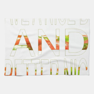 Ein schöner Tag und eine bessere Nachtkunst Geschirrtuch