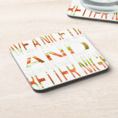 Ein schöner Tag und eine bessere Nachtkunst Untersetzer (Linke Seite)