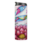 Ein schöner Tag, Wasserfarbendrachenfliege, person Thermosbecher (Nach rechts gedreht)