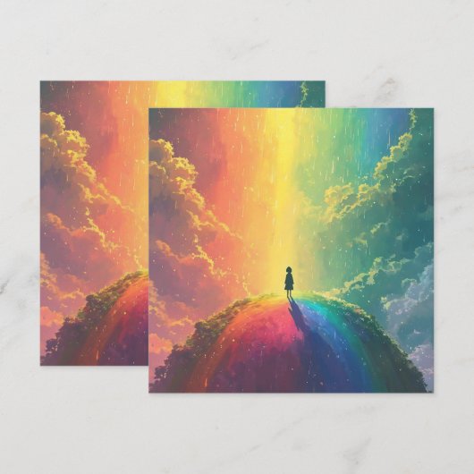 Ein schöner Traum Einladung (Vorne/Hinten)