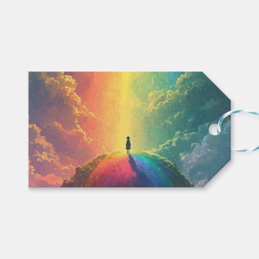 Ein schöner Traum Geschenkanhänger (Vorderseite (Horizontal))