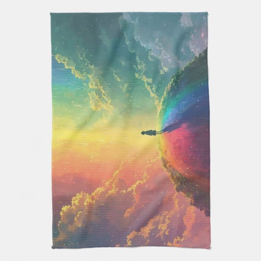 Ein schöner Traum Geschirrtuch (Vertikal)