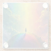 Ein schöner Traum Glasuntersetzer (Rückseite)