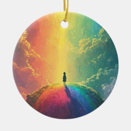 Ein schöner Traum Keramik Ornament (Vorne)