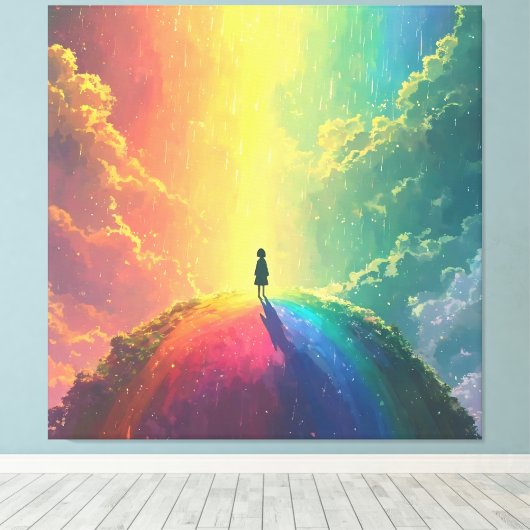 Ein schöner Traum Leinwanddruck (Insitu (Holzboden))