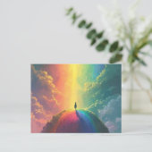 Ein schöner Traum Postkarte (Stehend Vorderseite)