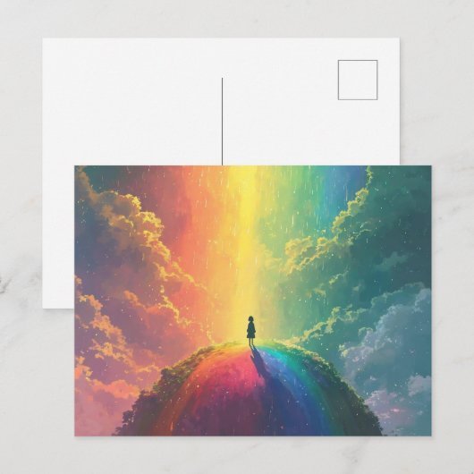 Ein schöner Traum Postkarte (Vorne/Hinten)