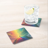 Ein schöner Traum Rechteckiger Pappuntersetzer (Vor Ort)