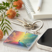 Ein schöner Traum Schlüsselanhänger (Vorderseite rechts)