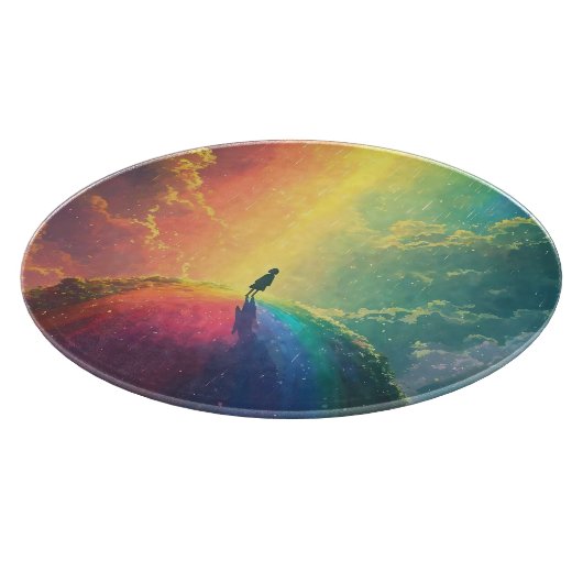 Ein schöner Traum Schneidebrett (Ecke)