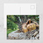 Ein schöner Troll schläft unter einem Baum Postkarte (Vorne/Hinten)