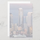 Ein schöner und dramatischer Sonnenuntergang aus d Briefpapier (Vorne/Hinten)