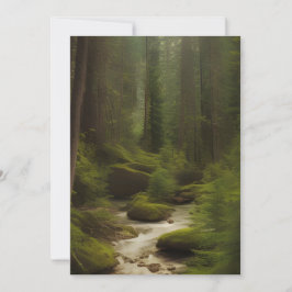 Ein schöner Waldstrom Karte