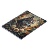 Ein schöner Waldwolf Notizblock (Linke Seite)