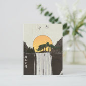 Ein schöner Wasserfall Postkarte (Stehend Vorderseite)