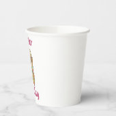 Ein schönerer Geburtstag wünscht Niedliches Glück Pappbecher (Links)