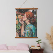 Ein schöneres Ambiente Wandteppich Mit Holzrahmen (Schlafzimmer)