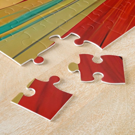 Ein schönes abstraktes Porträt Puzzle (Seite)