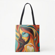 Ein schönes abstraktes Porträt