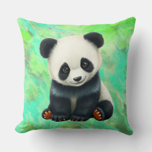 Ein schönes Baby Panda Kissen