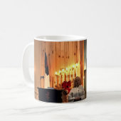Ein schönes Bärn-Fluss-Kirchen-Weihnachten Kaffeetasse (Vorderseite Links)
