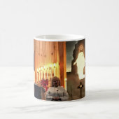 Ein schönes Bärn-Fluss-Kirchen-Weihnachten Kaffeetasse (Mittel)