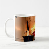 Ein schönes Bärn-Fluss-Kirchen-Weihnachten Kaffeetasse (Links)