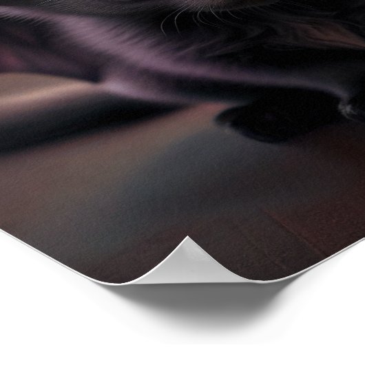 Ein schönes Bat-Cat-Poster Poster (Ecke)